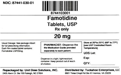Famotidine 20 mg (8744103001 Famotidine 20 mg)